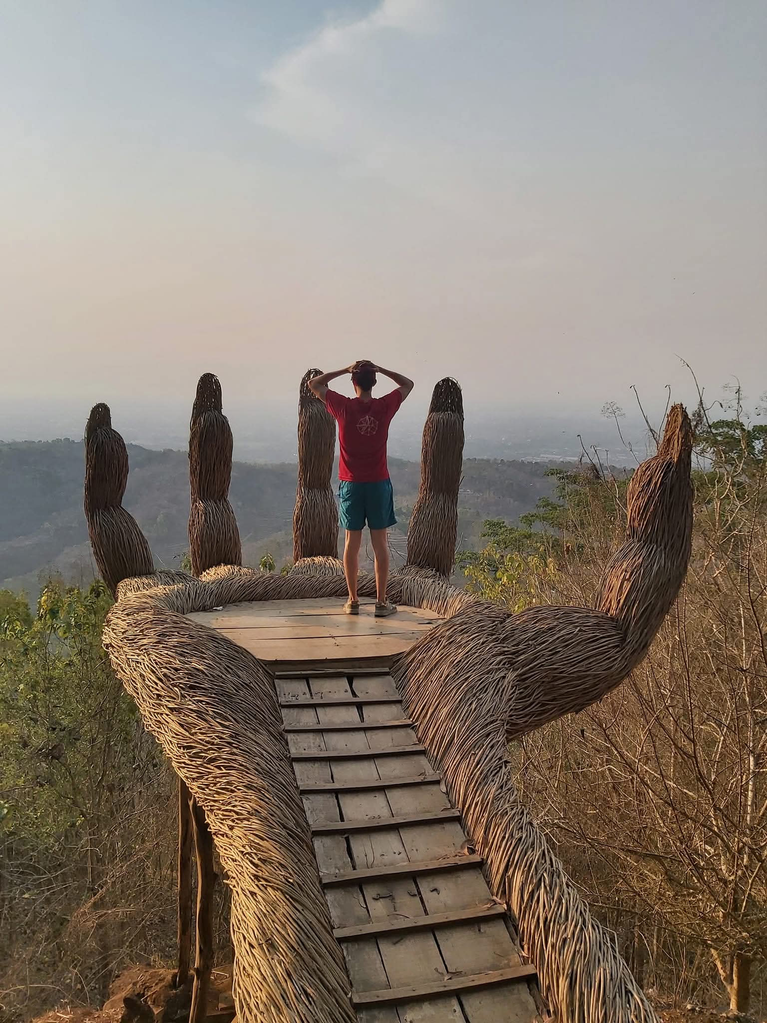 Image of Yogyakarta Day Tour: Gunung Api Purba Trekking, Goa Pindul Tubing, Hutan Pinus Pengger, and Pictniq Experience