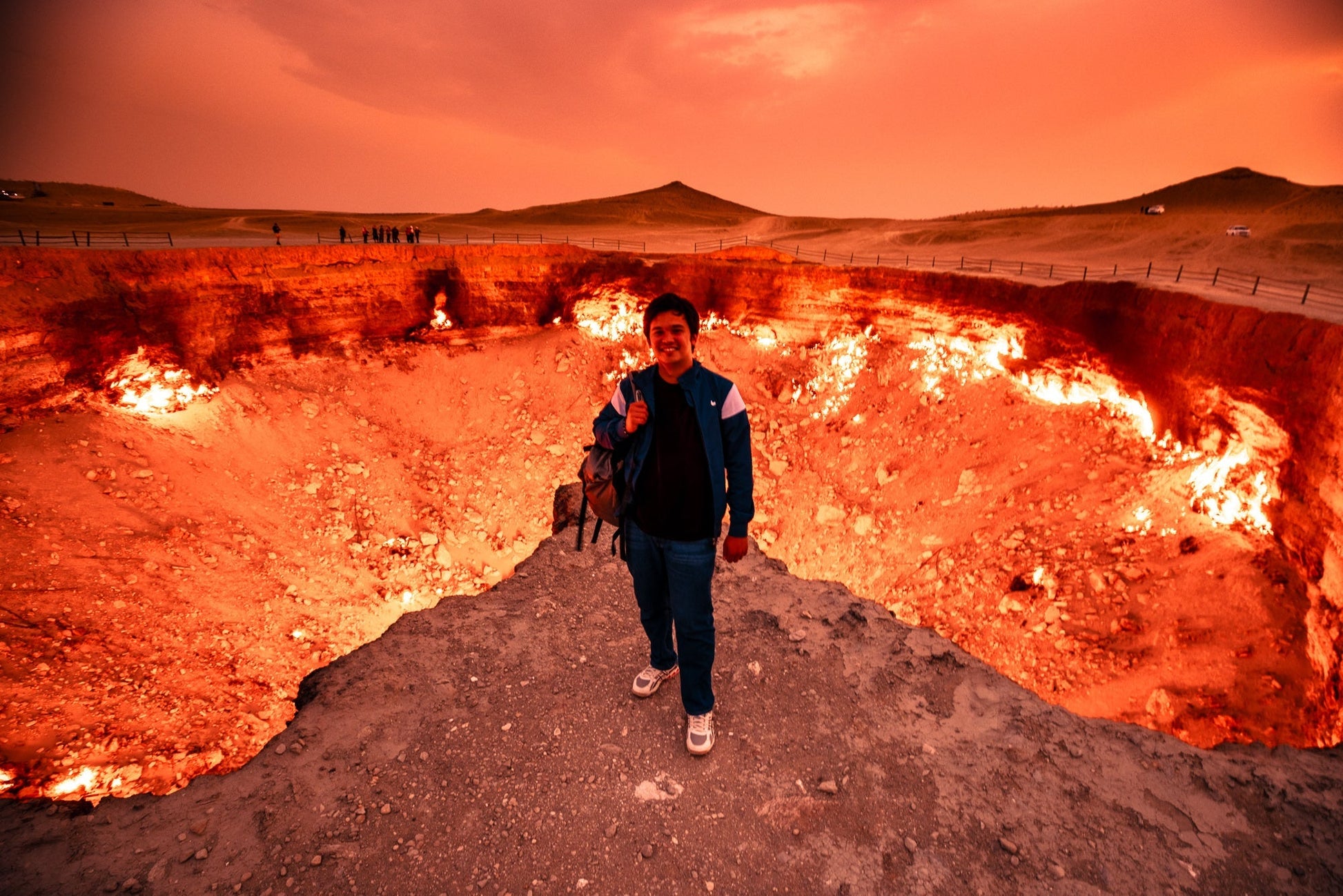 3D Ashgabat → Darvaza → Kunya-Urgench → Shavat border (Uzbekistan)