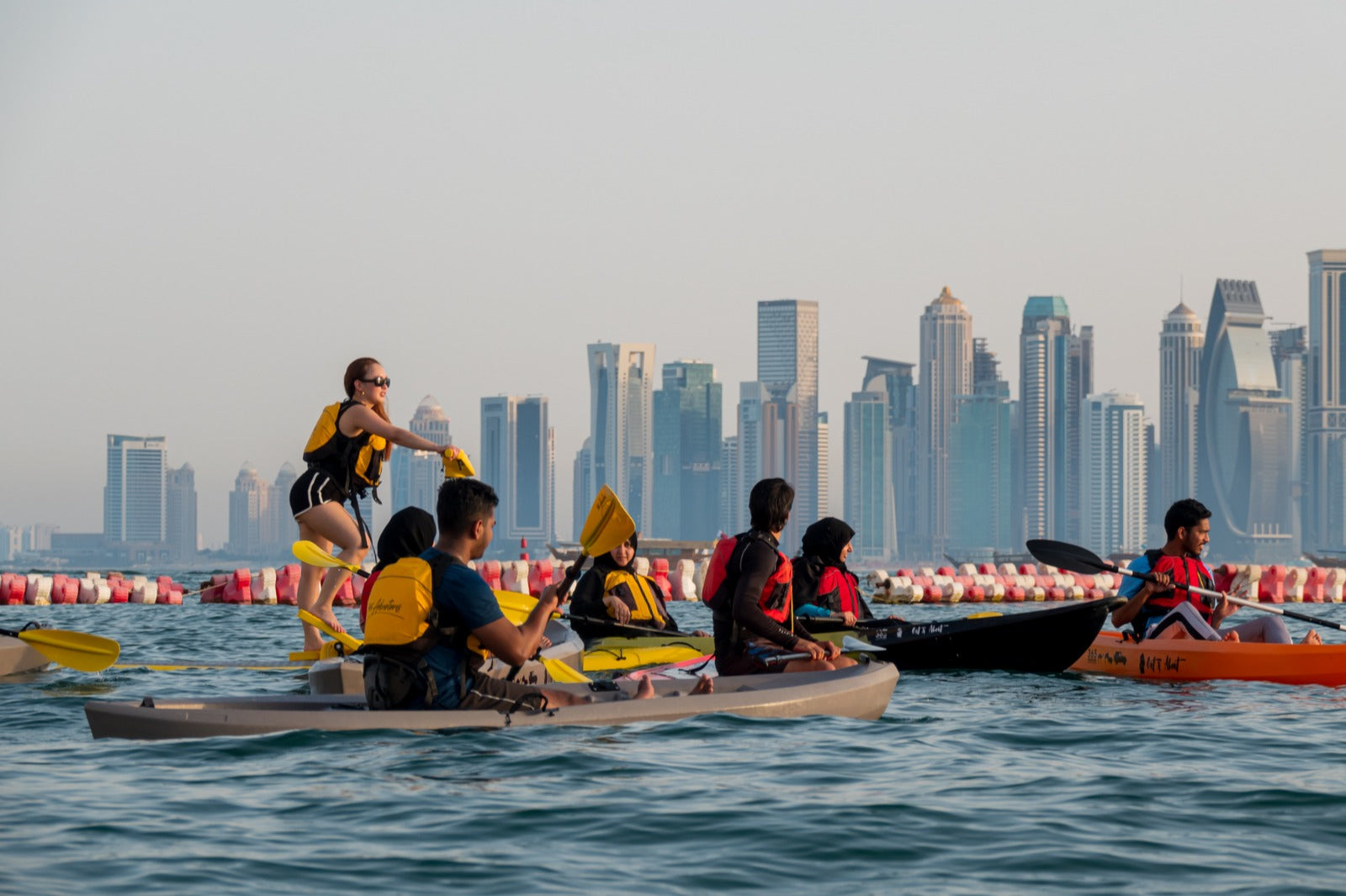 Image of Luxury Waters Experience: Kayaking & SUP at The Pearl’s Stunning Marina