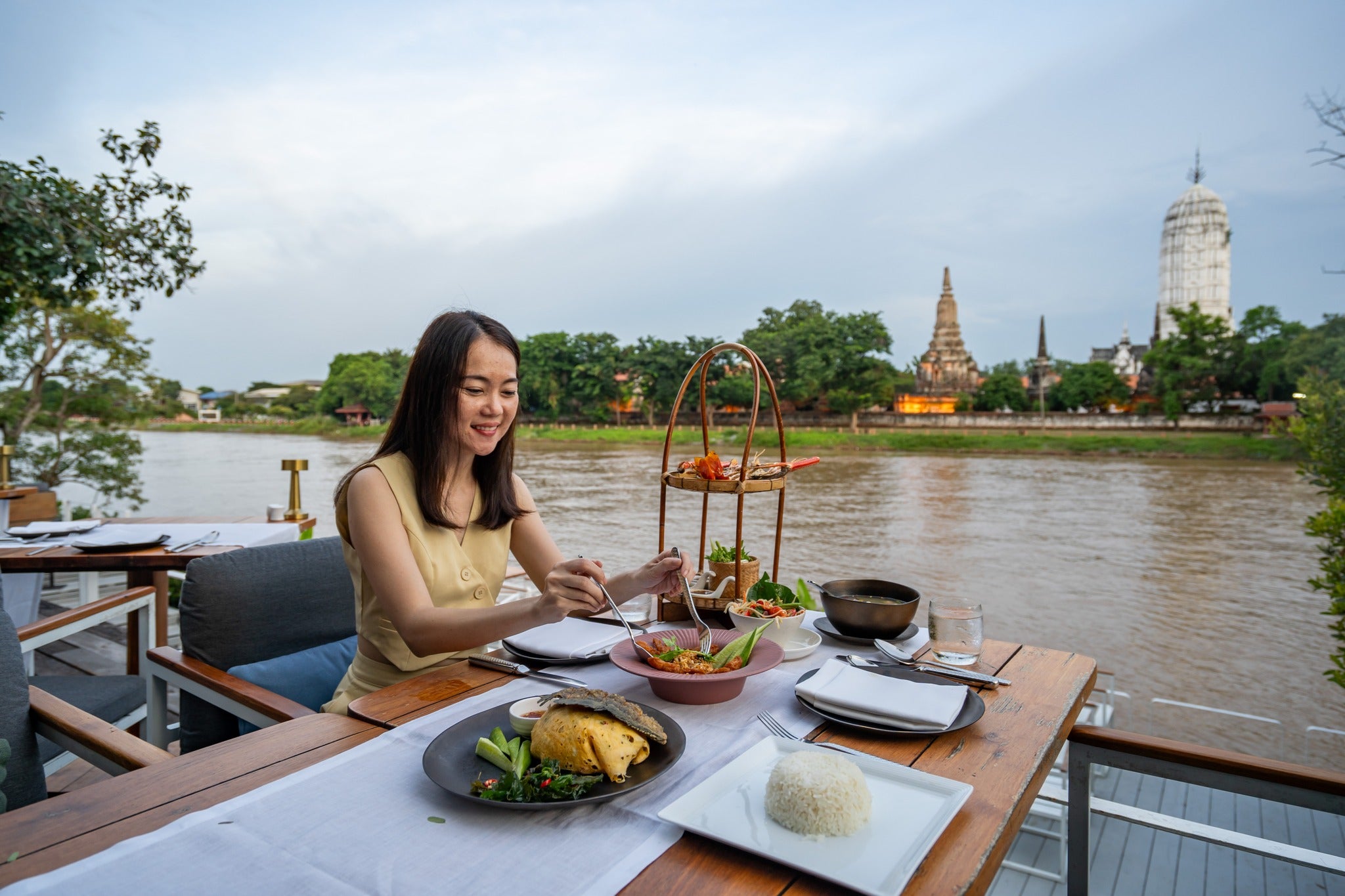 Image of From Bangkok to Ancient Ayutthaya: Temples, Cafés & Classic Boathouse
