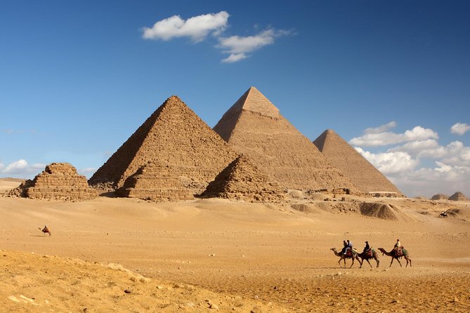 Image of Sharm to Cairo Flight Tour – Giza Pyramids, Sphinx & Khan El-Khalili