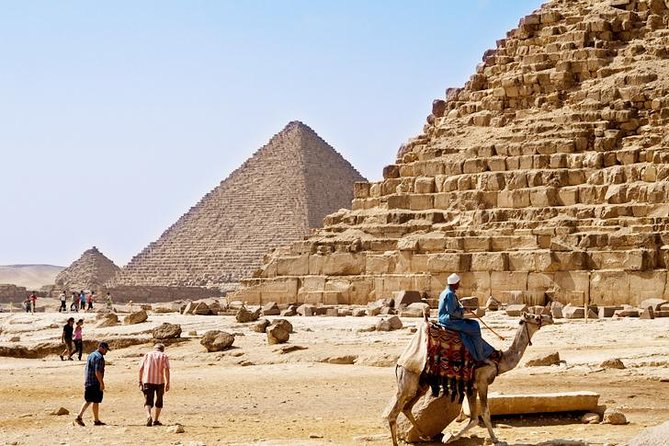 Image of Sharm to Cairo Flight Tour – Giza Pyramids, Sphinx & Khan El-Khalili