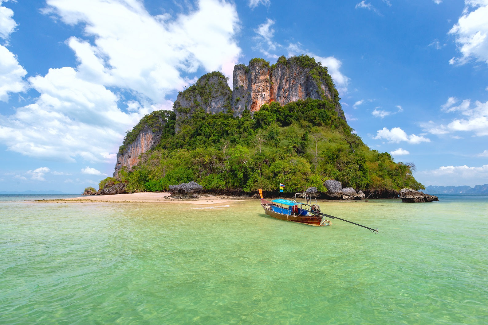 Krabi Half Day Pemium Speed Boat 09: 4 Island Hopping Adventure