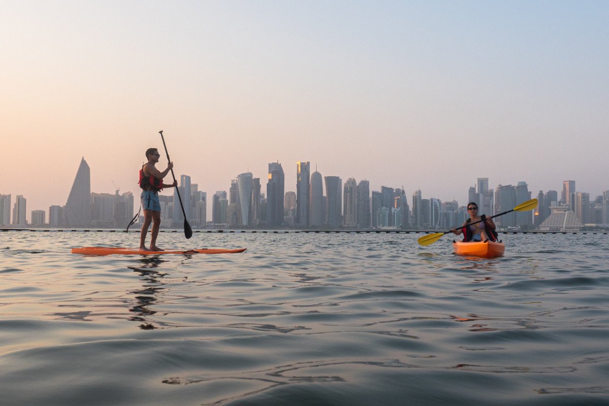 Image of Doha Kayaking & SUP Tour – MIA Park Water Adventure