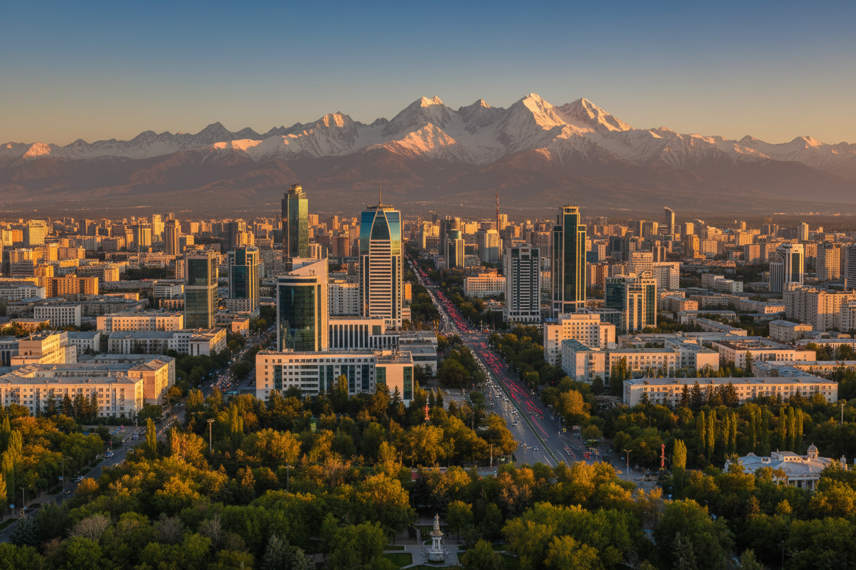 Image of 4D Almaty Scenic Escape: Green Bazaar Shymbulak Kolsai Lake Day Trips