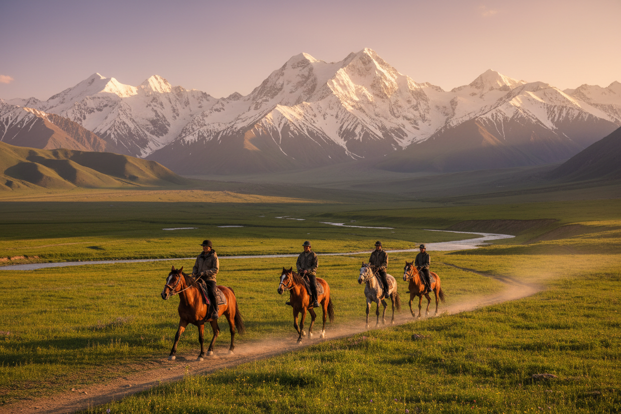 Image of 4D Almaty Scenic Escape: Green Bazaar Shymbulak Kolsai Lake Day Trips
