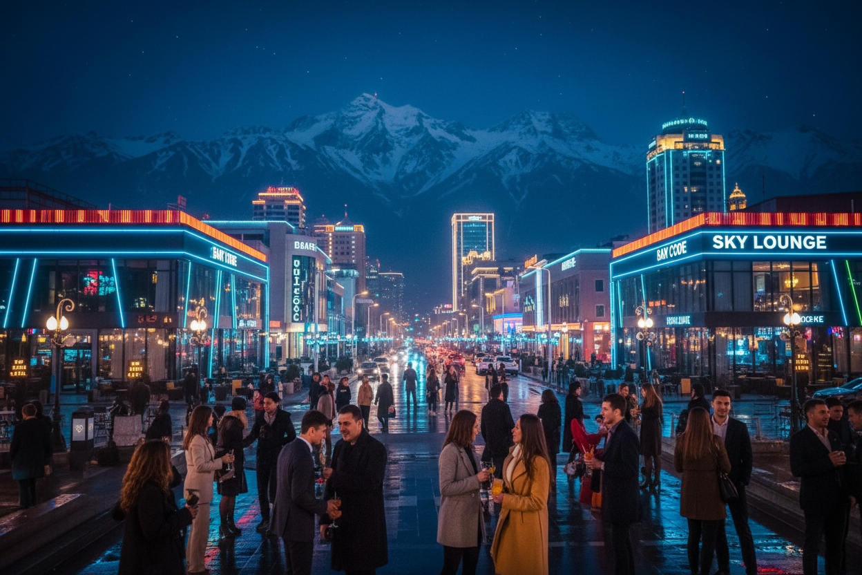 Image of Almaty Nightlife Bars Tour Craft Cocktails Local Pubs and Late Night Vibes
