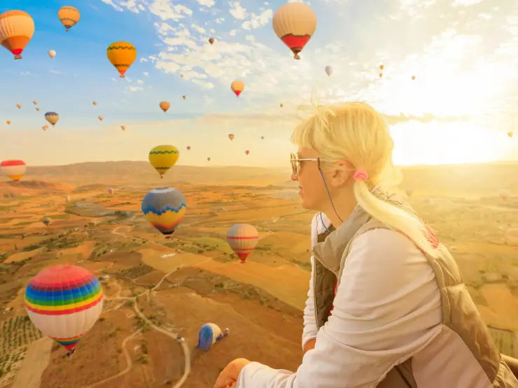 Image of Luxor Hot Air Balloon Ride – Sunrise Flight Over Ancient Egypt