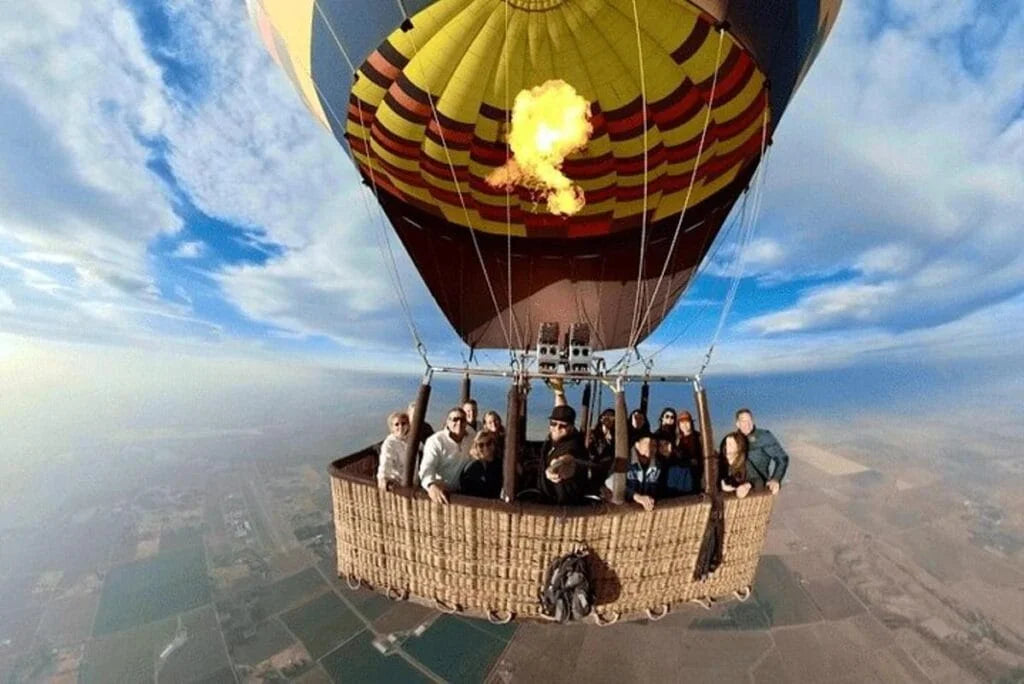 Image of Luxor Hot Air Balloon Sunrise Ride — Egypt Balloon Tours