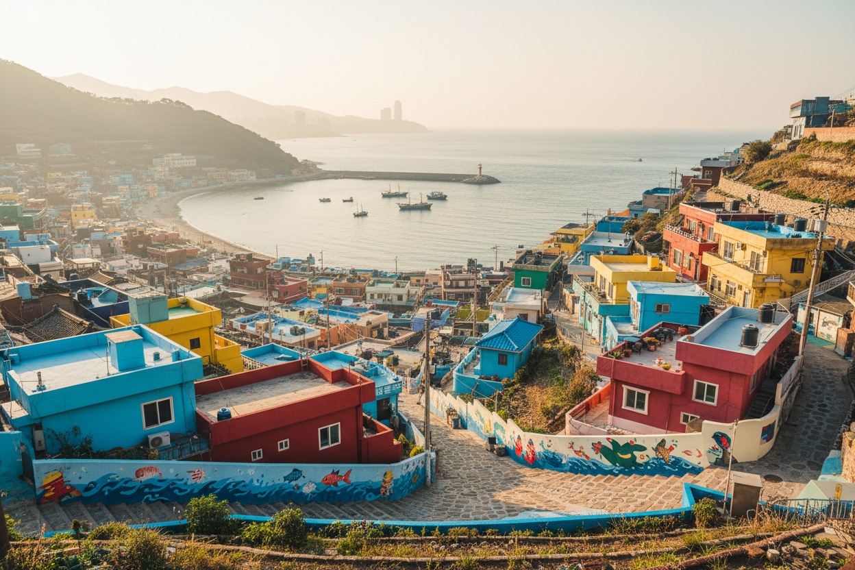 Image of Highlights of Busan Guided Tour: Markets, Temples & Ocean Views (8hours)