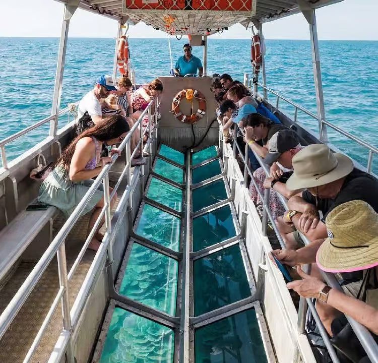 Image of Sharm Glass Boat Tour – Near & Far Garden Red Sea Cruise