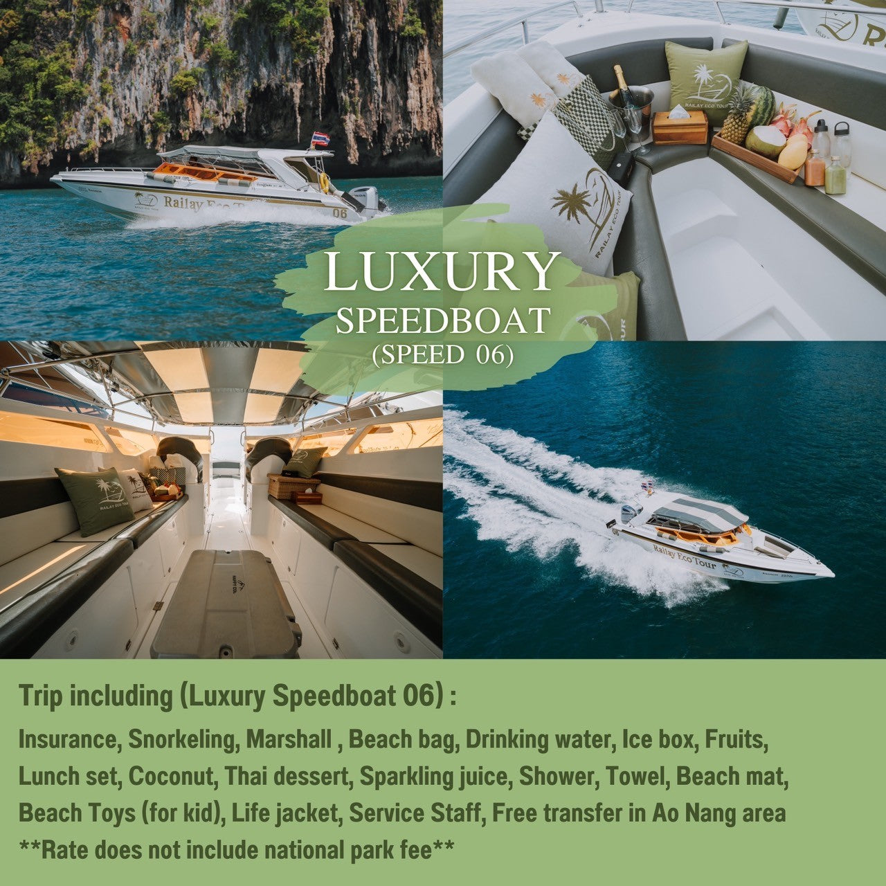 Image of Krabi: Half Day - 4 Island Hopping - Luxury Speed Boat 06 (Morning)