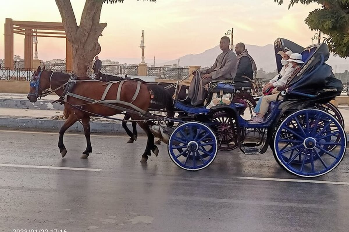 Image of Luxor Carriage Tour – Traditional Ride, Markets & Nile Riverside