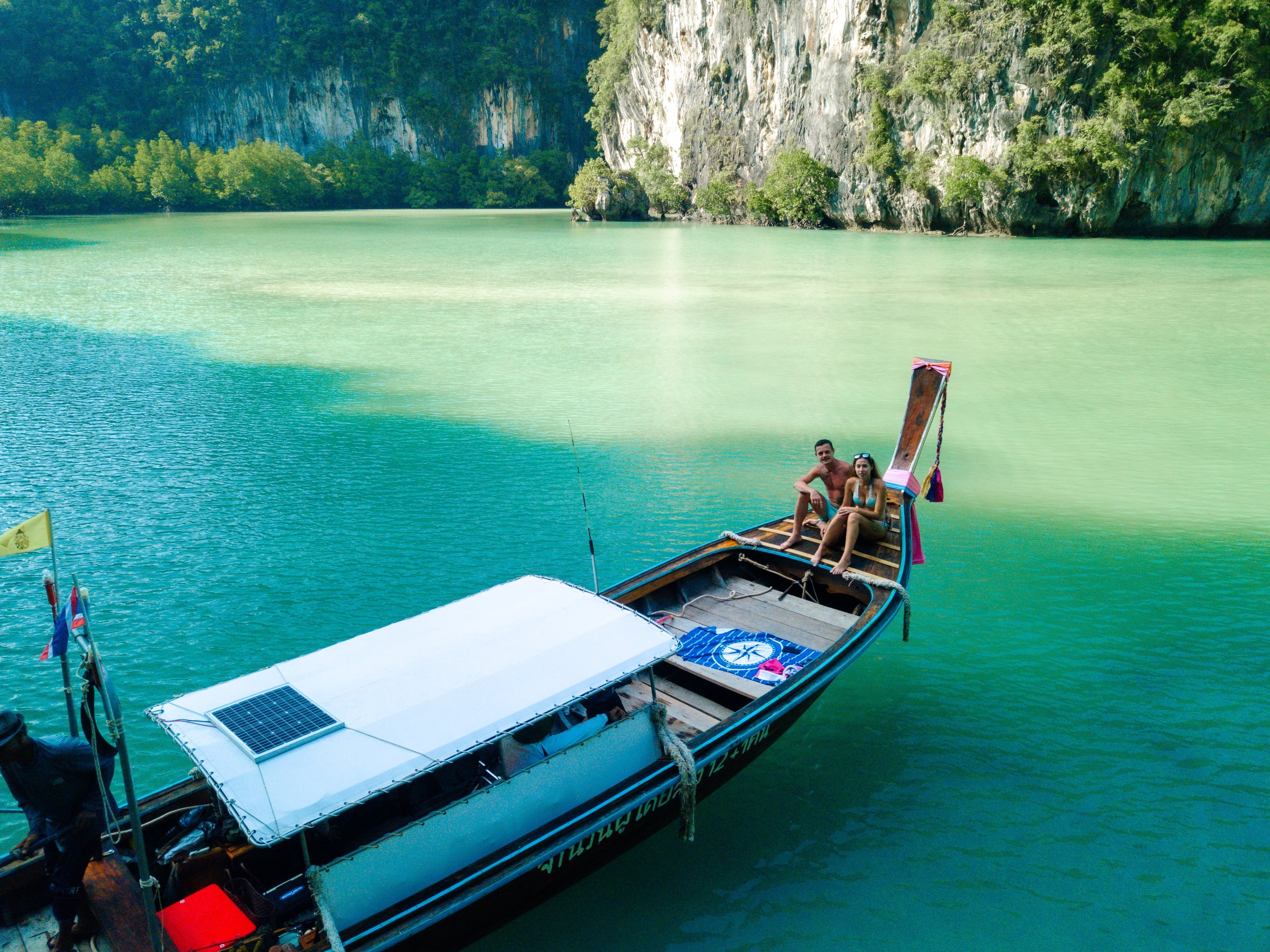 Image of Krabi Full Day Luxury Longtail Boat: 6 Island Hopping Adventure