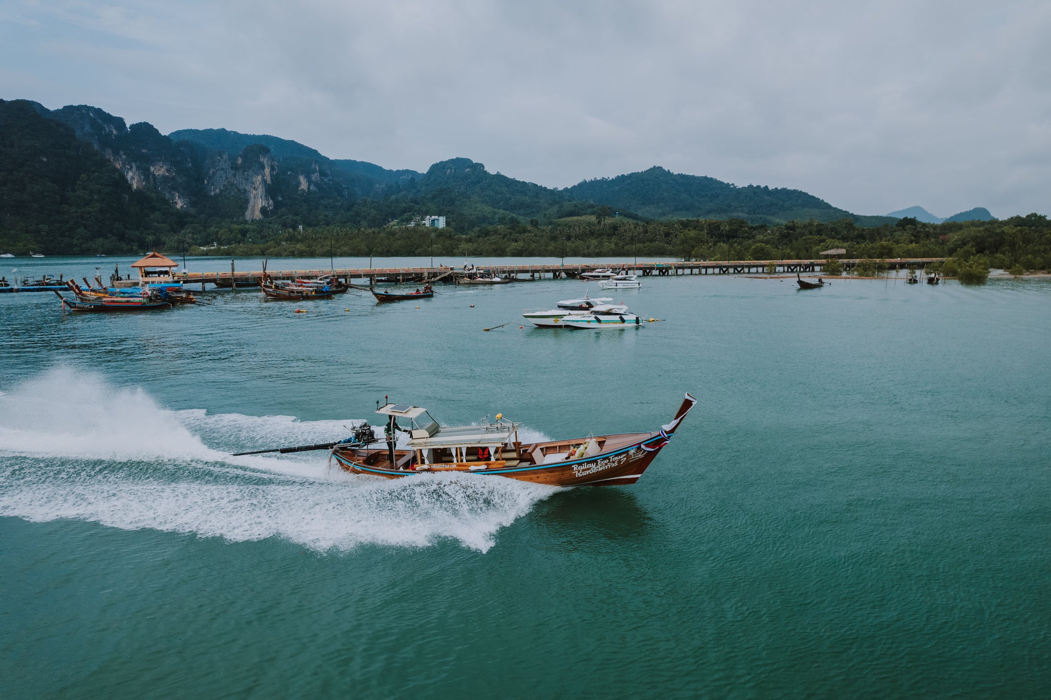 Image of Island Hopper’s Odyssey: From Railay to the Hidden Lagoons -  Luxury Longtail Boat