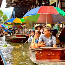 Image of Bangkok: Train & Floating Market with Ancient City Tour
