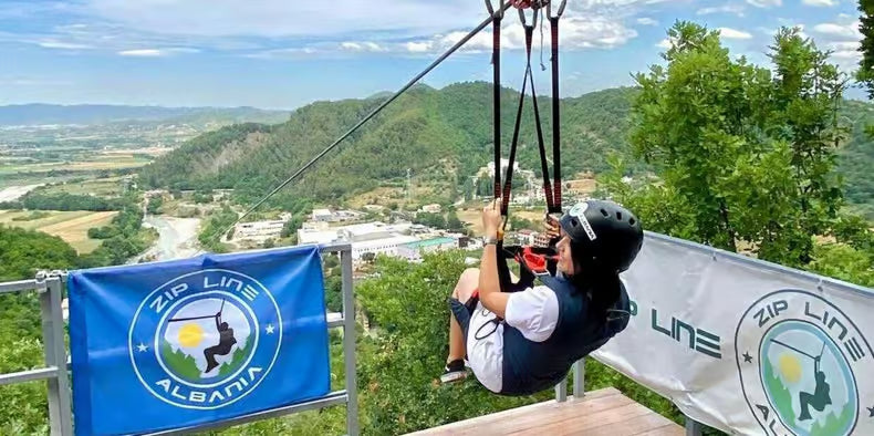 High-Flying Thrills & Medieval Views: Zipline Albania
