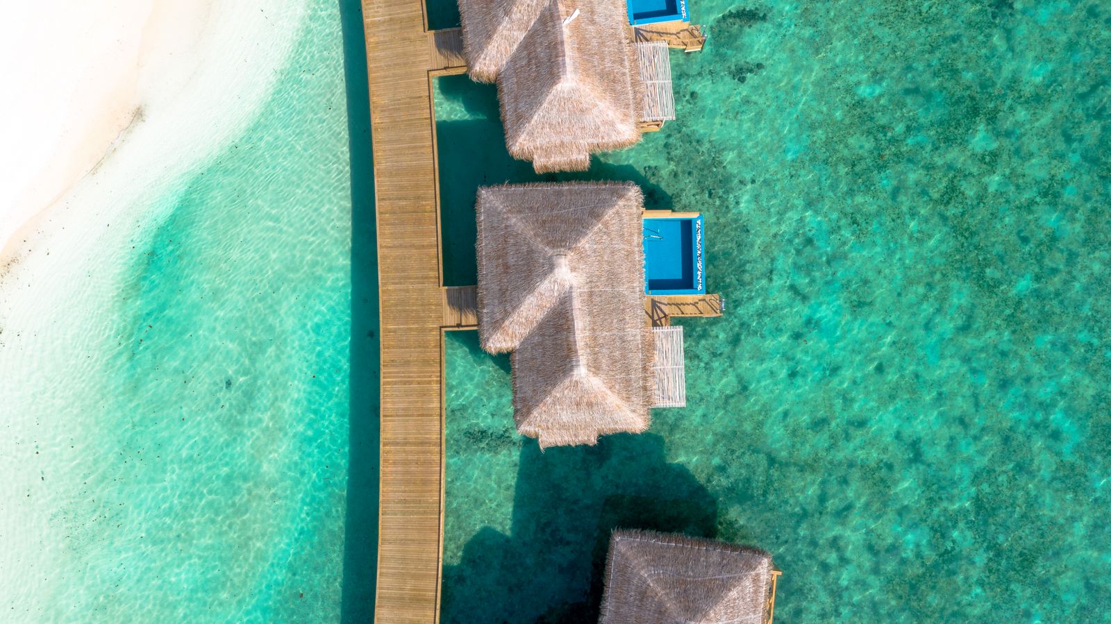 Image of Overwater villas in the Maldives