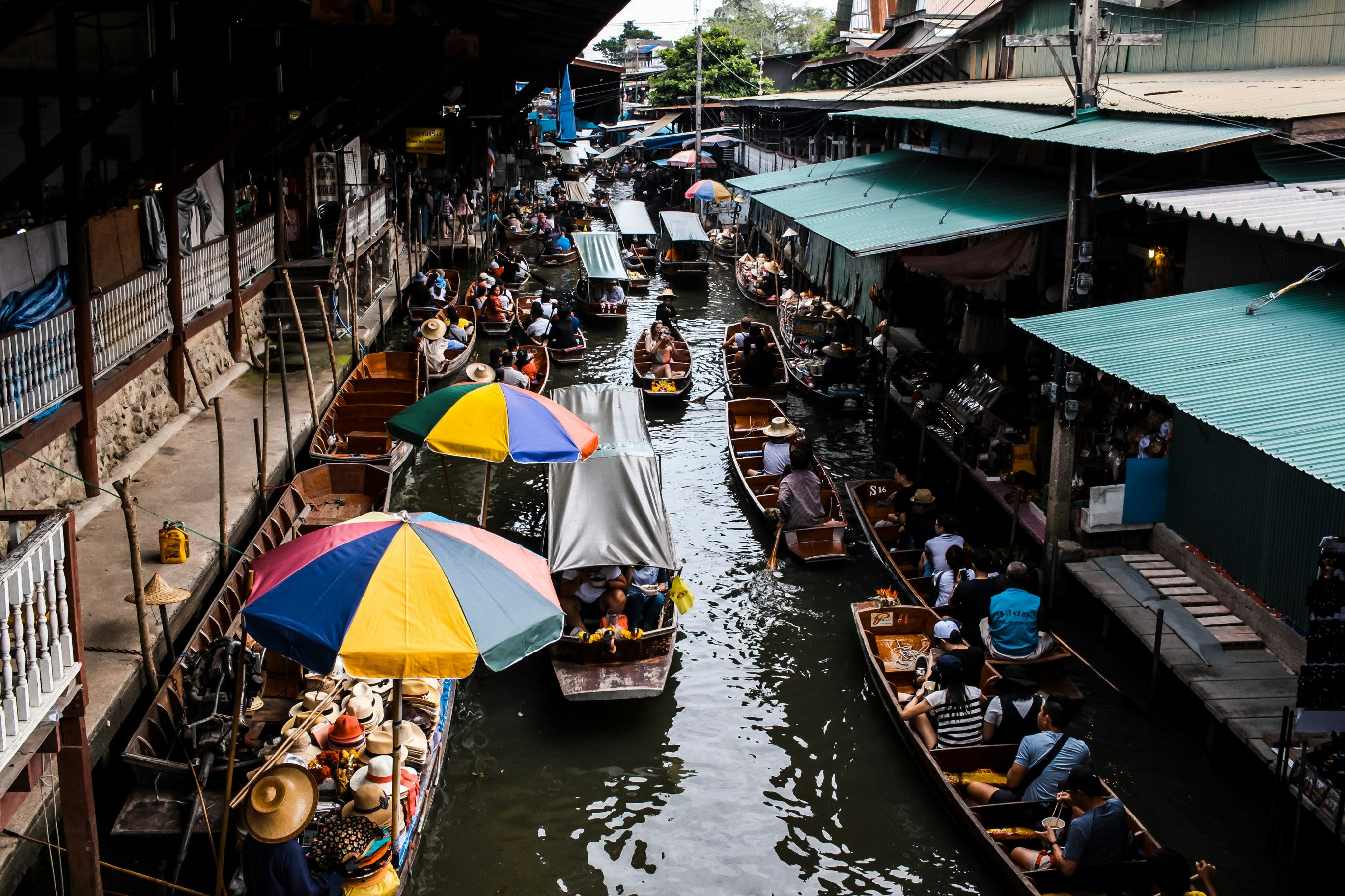 Image of Bangkok: Train & Floating Market with Ancient City Tour
