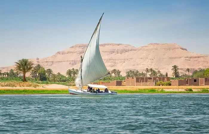 Image of Luxor Felucca Nile Cruise – Traditional Boat Ride & Sunset Views