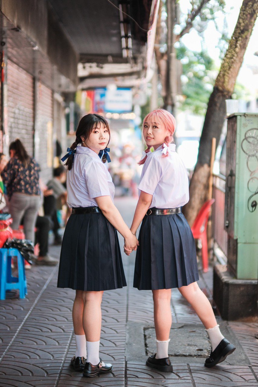Image of Instagram-Ready Yaowarat Tour in Thai Student Uniform