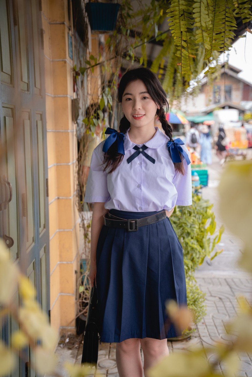 Image of Instagram-Ready Yaowarat Tour in Thai Student Uniform