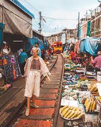 Image of Bangkok: Train & Floating Market with Ancient City Tour