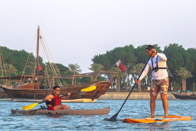 Image of Doha Kayaking & SUP Tour – MIA Park Water Adventure