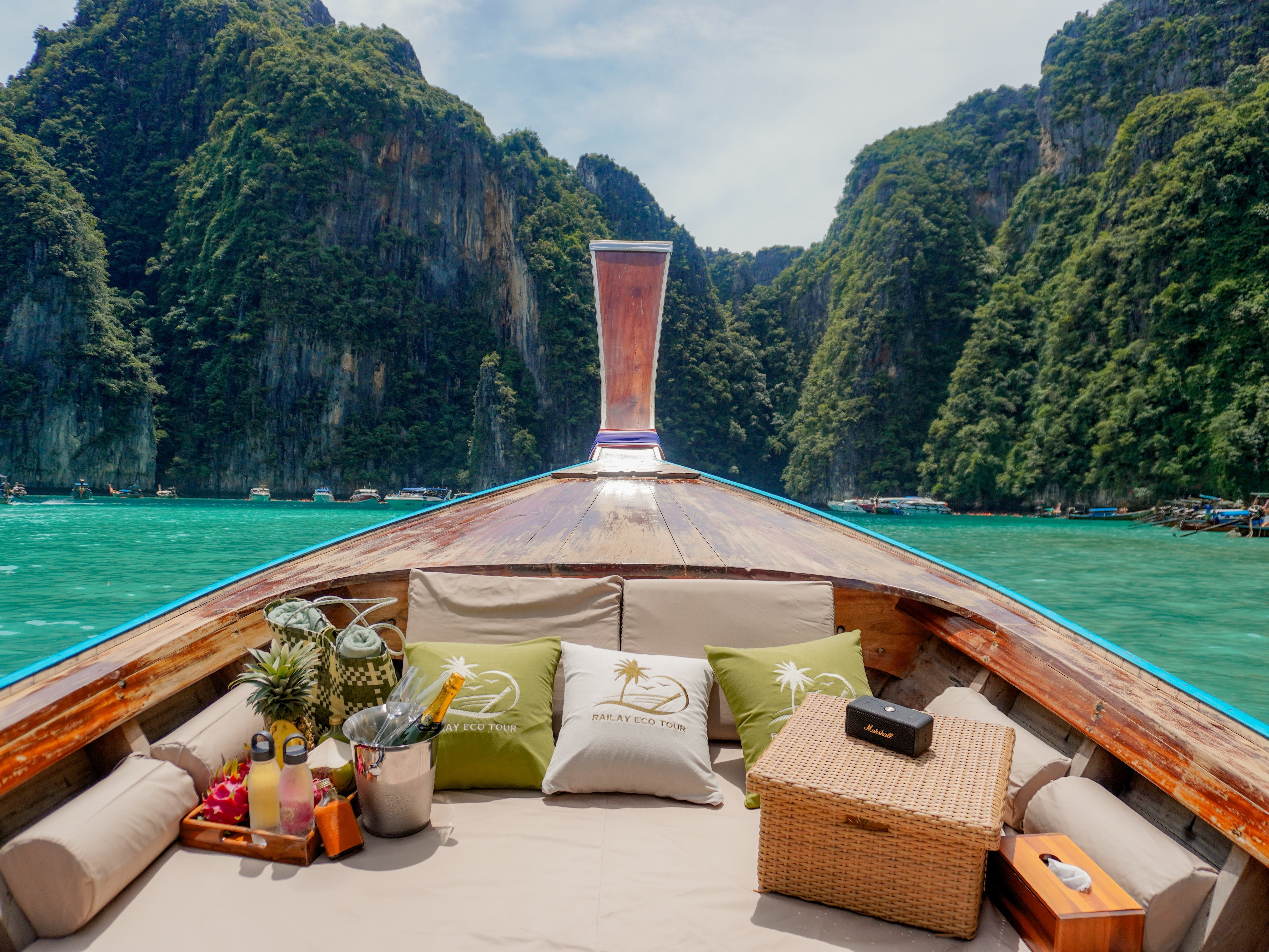 Image of Krabi: Half Day - 4 Island Hopping - Luxury Longtail Boat (Morning)