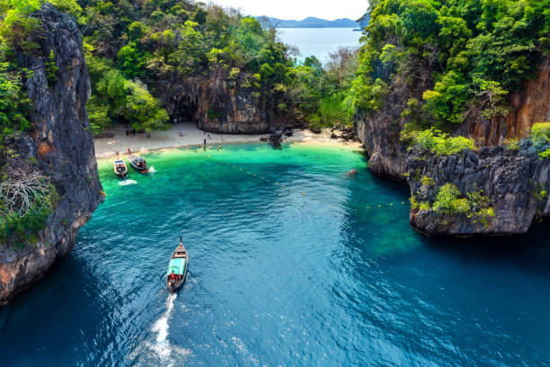 Krabi Full Day Local Speed Boat: 6 Island Hopping Adventure