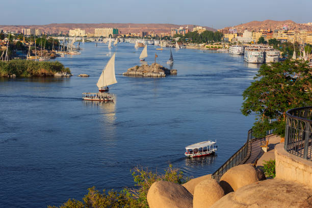 Image of Nile Felucca Cruise Aswan — Sunset & Botanical Garden Tour