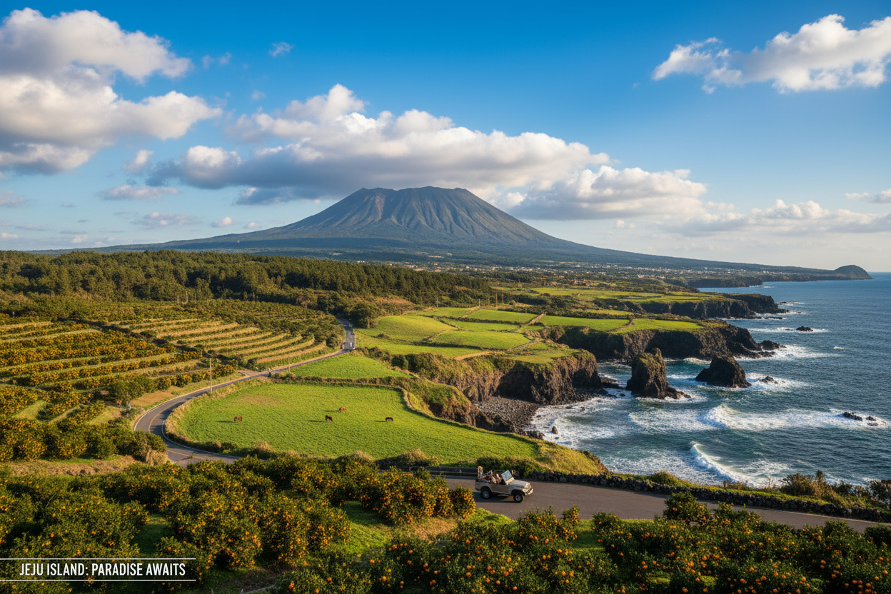 Image of Jeju Essentials Express: Guided Nature, Culture & Views (9hrs)