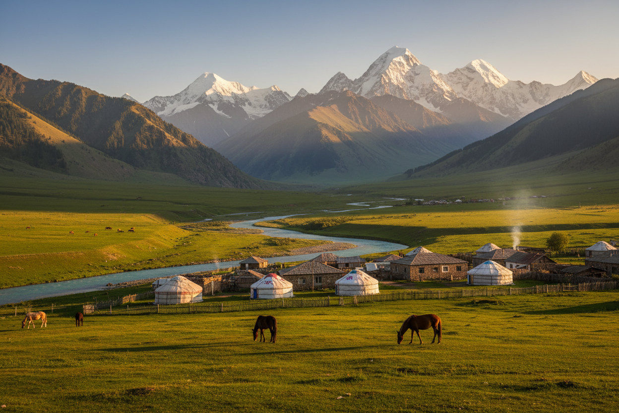 Image of Celestial Steppes to Ancient Cities: 10 Days The Ultimate Central Asia Odyssey
