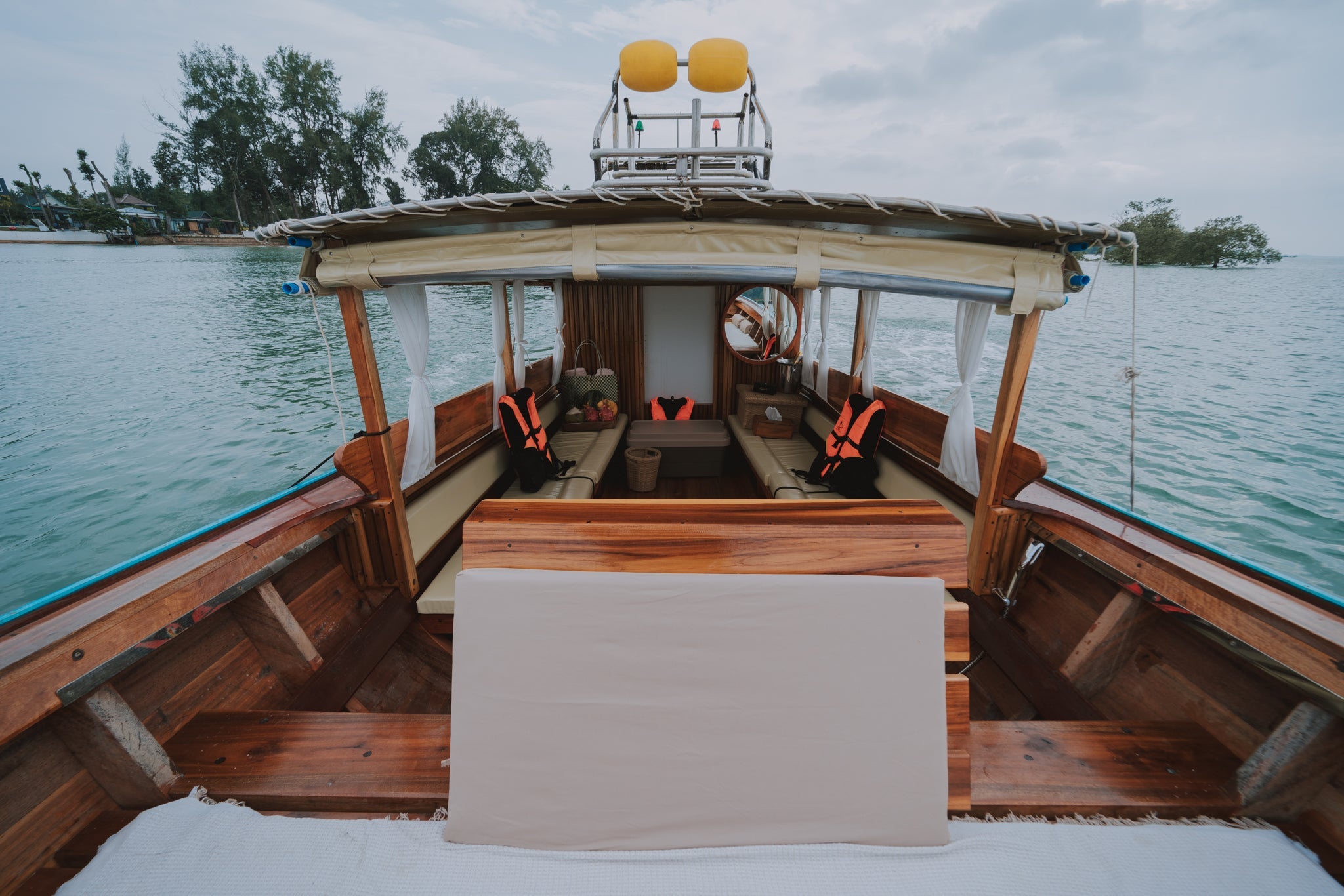 Image of Krabi Full Day Luxury Longtail Boat: 6 Island Hopping Adventure with Sunset Experience