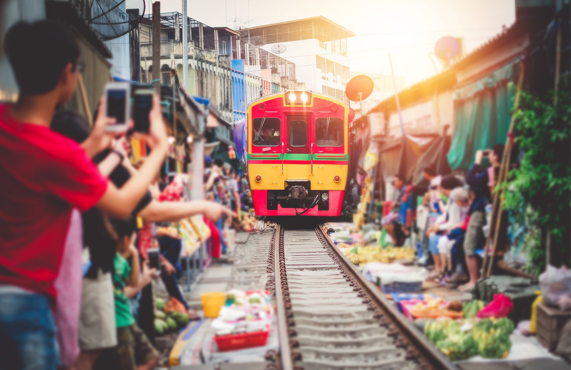 Classic Thailand Icons Tour: Maeklong Train Market & Floating Markets Experience