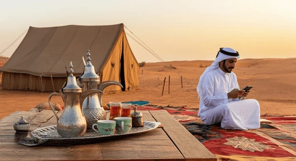 Image of Sunset Camel Safari & Bedouin Dinner — Sharm El Sheikh Desert Tour