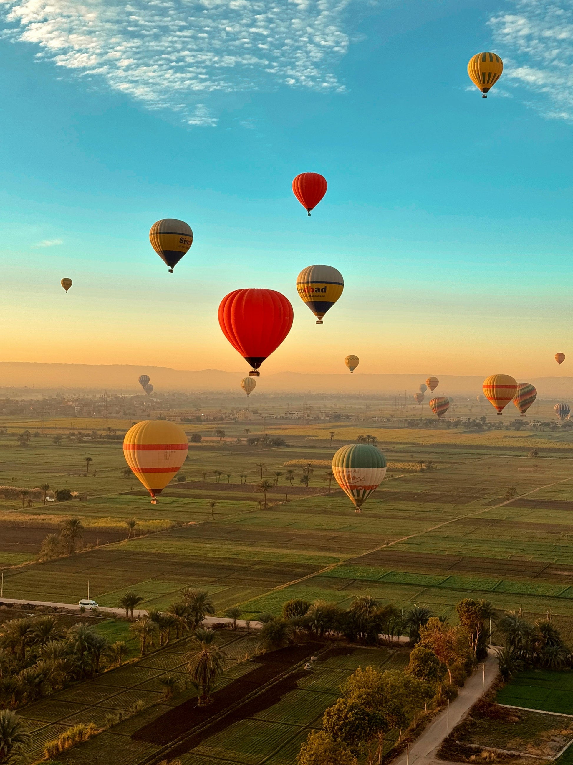 Sunrise Balloon Flight Luxor — Hot Air Balloon Over Ancient Temples