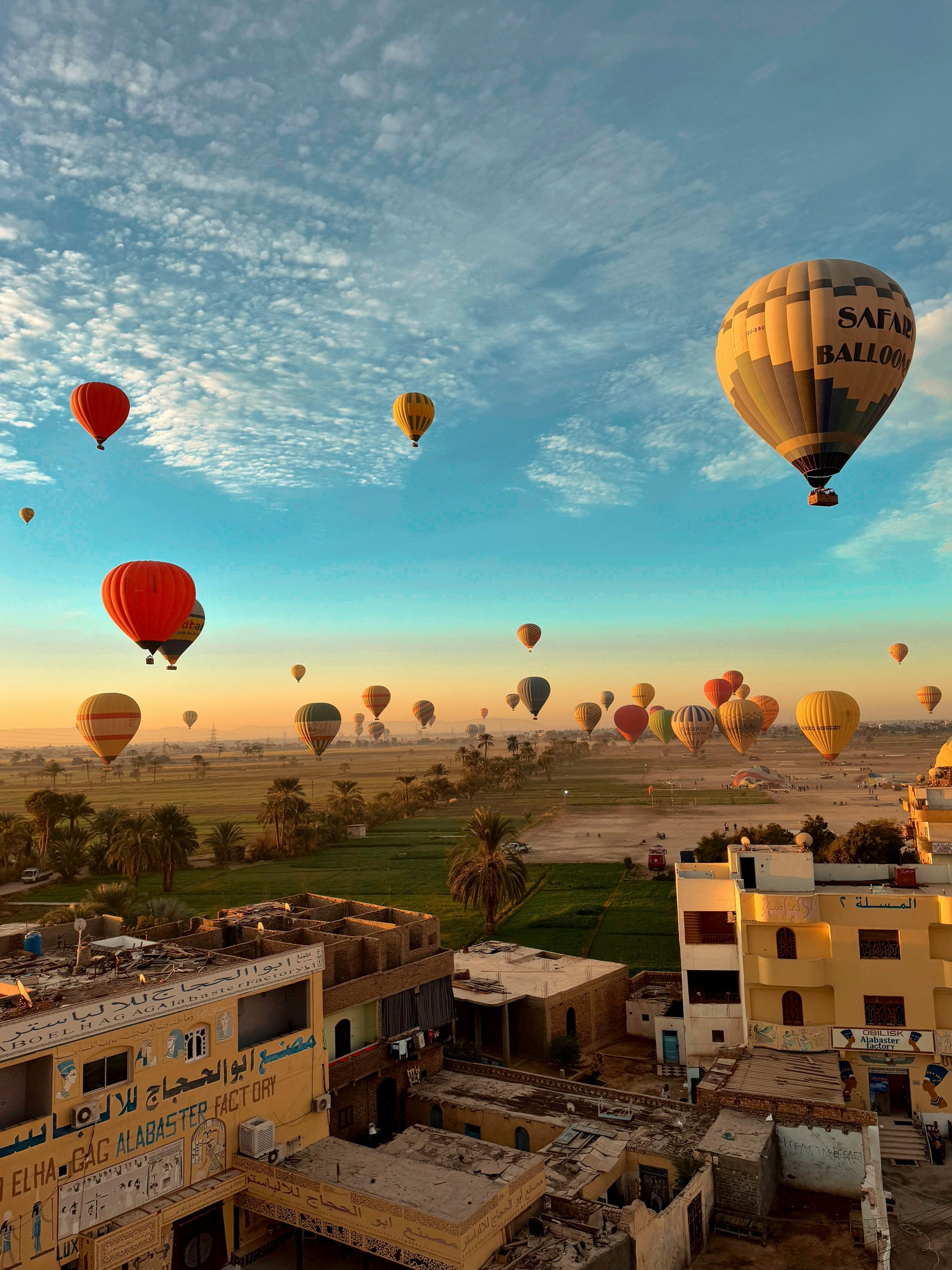 Sunrise Balloon Flight Luxor — Hot Air Balloon Over Ancient Temples