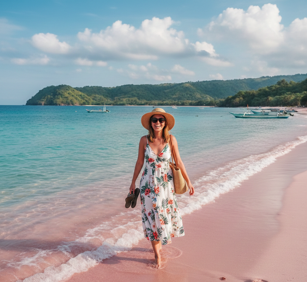 Tropical Lombok Escape 3D2N – Pink Beach, Waterfalls & Cultural Treasures