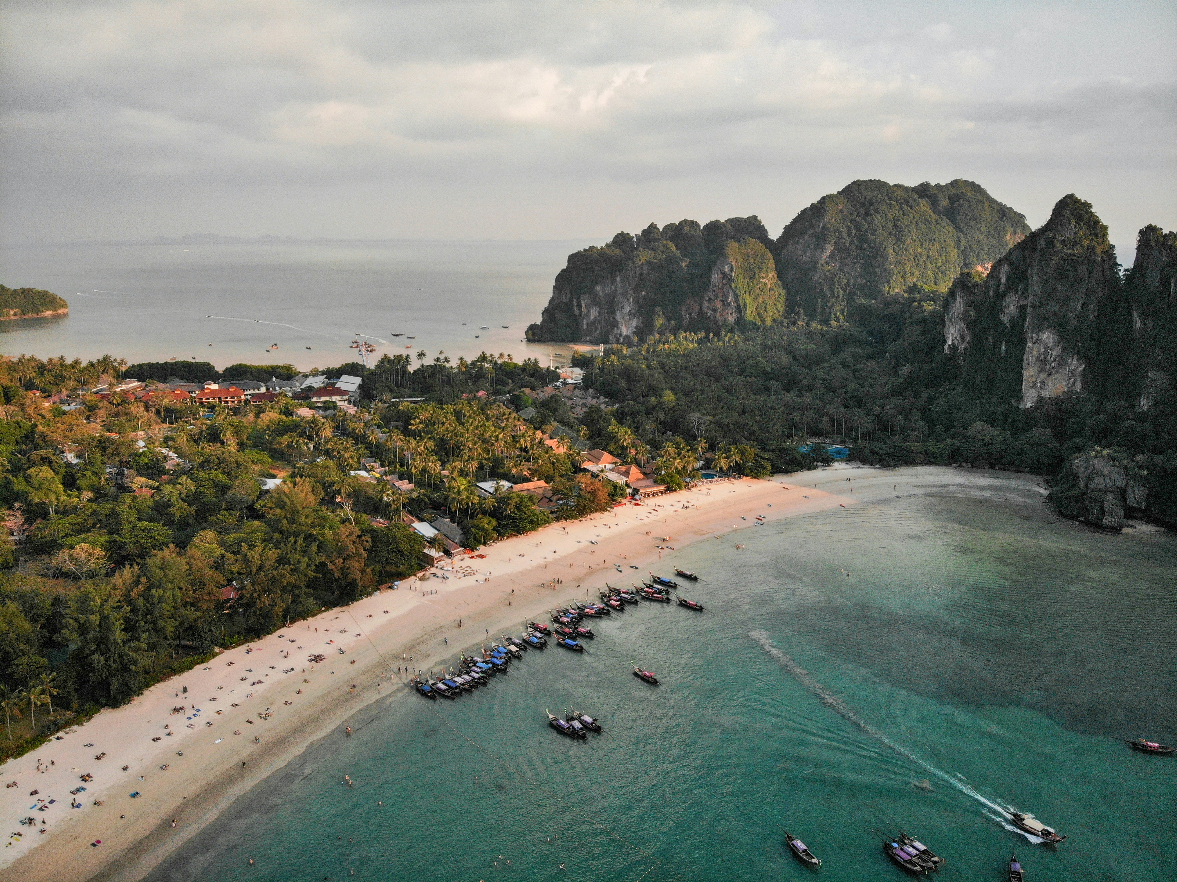 Image of Krabi Full Day Local Longtail Boat: 6 Island Hopping Adventure with Sunset Experience