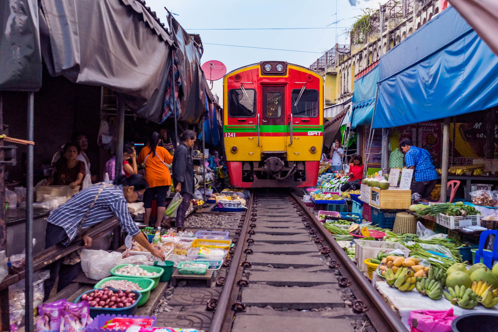 Image of Bangkok: Train & Floating Market with Ancient City Tour