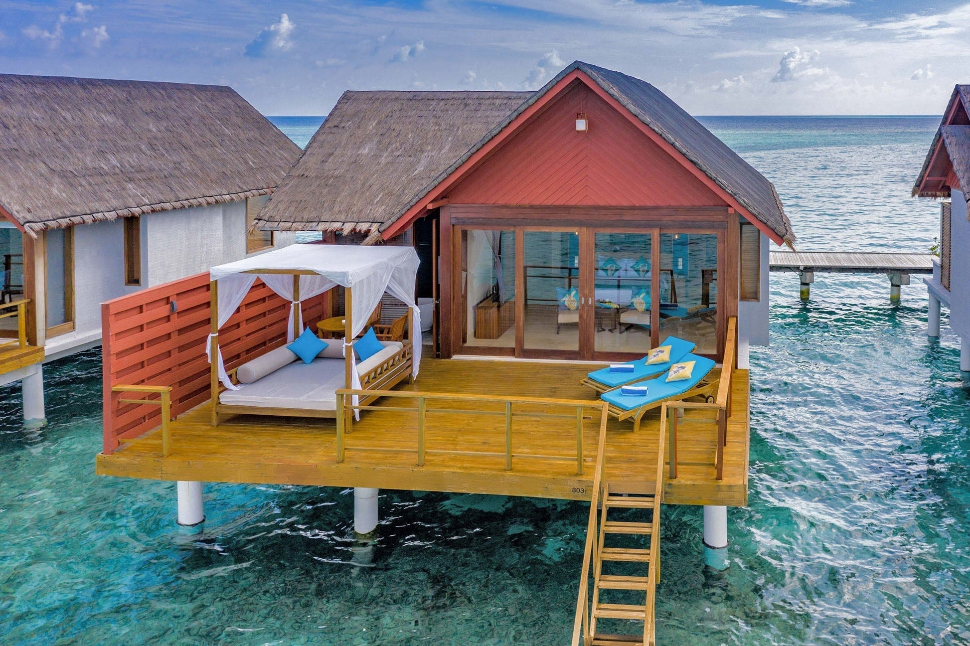 [7 Nights] Island Bliss: Serene Retreat at Furaveri -  Ocean Villa Horizon with Jacuzzi