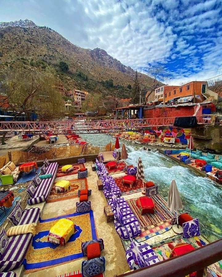 Image of [Private] Adventure Awaits: Full-Day Ourika Valley Exploration, Setti Fatma Waterfall, Atlas Mountain and Berber Village From Marrakech